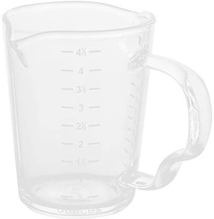 UTHCLO Tazza Dosatrice Con Due Beccucci e Scala Bicchiere Pratico Per Caffè Latte e Dessert Capacità Facile Da Pulire e Riutilizzabile