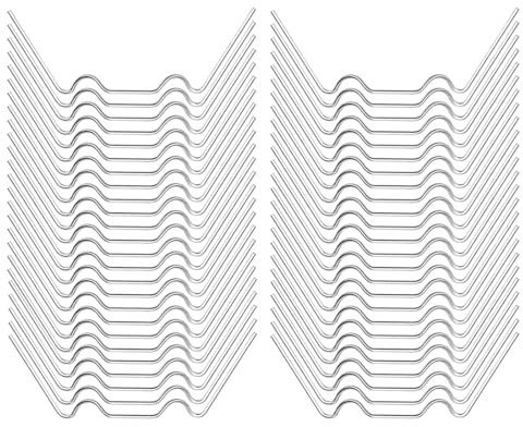 WUSJCOF 50 pezzi morsetti per serra, piastra alveare, accessori per serre, serre accessori antiruggine