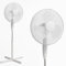 Generico Ventilatore a Piantana 60W Bianco – Altezza Regolabile, 3 Velocità, Oscillazione Orizzontale, Diametro Pale 41 cm, Silenzioso e Potente