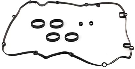 NEGRO Guarnizione coperchio valvole, adatta for F20 F21 114i 116i 118i F30 316i 320i N13 2010-2016 11127582400 Coperchio testata cilindro Sigillante per coperchi valvole
