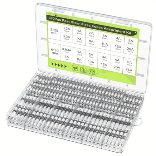 Upgrades Elektrische Glassicherungen Überstromschutzsicherungen Mit Aufbewahrungsbox Für Haushaltssperrstecker Top Application Electrical Electrical