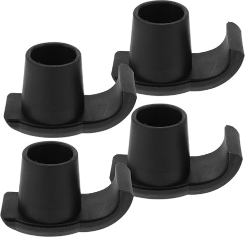 DECORNIJIA 4 Stück Senior Walker Skis Antirutsch Walker Glides Zubehör für Gehhilfen Senioren Faltbare Gehwagen Füße Ersatzteile Komfortables Langlebiges Material für Sichere Mobilität