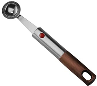 CIYODO Cuillère à Melon En Acier Inoxydable, Petite Taille, Surface Lisse, Outil Pour Boules De Fruits, Usage Domestique Et Professionnel, Facile à Nettoyer