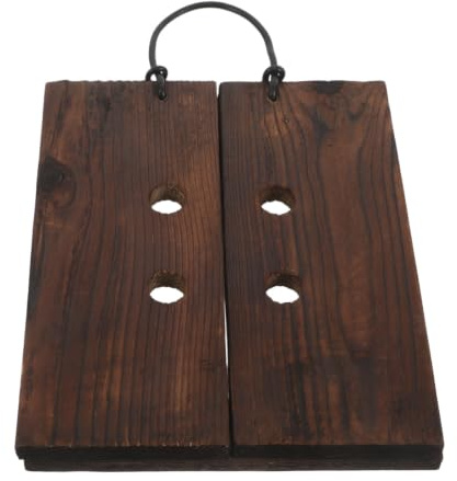 CALLARON Placa Colgante de Madera para Helecho Cuerno de Alce Vertical, Adorno Versátil para Paredes Interiores, Diseño Ahorra Espacio y Aspecto Orgánico
