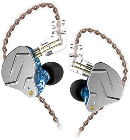 KZ ZSN Pro 1BA 1DD - Auriculares intraurales de Doble Controlador, HiFi de Graves potentes y Alta claridad con Cable Desmontable para músico audiófilo