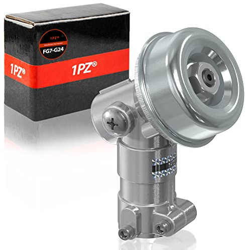 1PZ FG7-G24 24mm Renvoi d'angle debroussailleuse 7 Dents, Boîte de tête de Vitesses de Tondeuse, Tête d'engrenage debroussailleuse Universelle à Gazon pour Coupe Herbe/tronconneuse