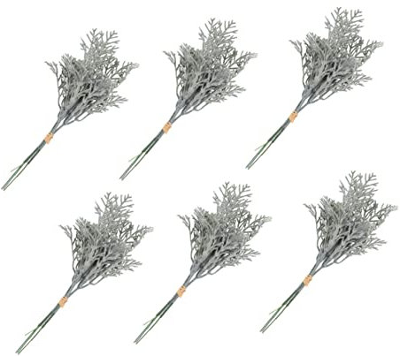 RORPOIR Realistischer Seiden-imitationsblumenzweig Mit 6 Stielen Heimdekoration Und Abschlussgeschenk