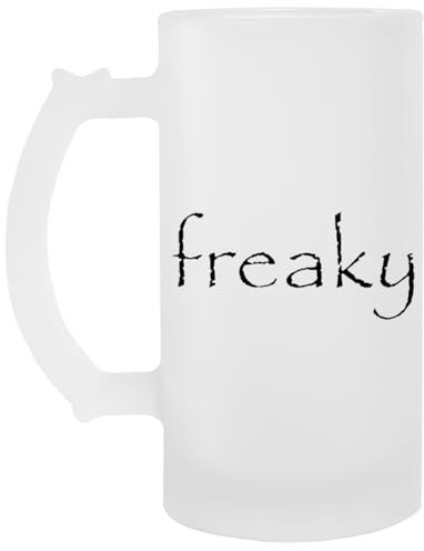Freaky Bicchiere Da Birra In Vetro Trasparente Con Manico