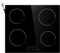 STARCHARTS Build-in Induction Hob with Matte Black Glass. (4 Zones with Natural Matt Glass)