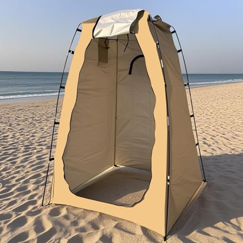 Fenayuu Camping Duschzelt | Multifunktionszelt Pop Up Zelt | Tragbares Duschzelt - Privatsphäre Toilette - Winddichtes Lagerzelt Mobile Outdoor WC Zelt Für Camping & Beach