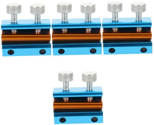 MAGICLULU 4 Pièces Huileur de câble d'accélérateur Harnais Accessoires de Scooter de mobilité graisseur Manette de câble huileur lubrificateur Outil d'huile de câble Aluminium Bleu