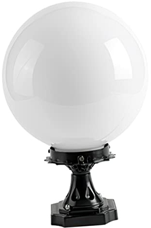Artibetter Lampione Per Esterni Globo Apparecchi Di Illuminazione Per Pali Da Esterno Luci Per Pali Da Esterno Per Patio Veranda Cortile Ciglio Della Strada