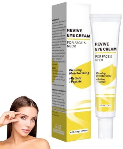 Revive Eye Cream, Eye Repair Cream, Revive Augencreme mit Retinol und Peptid gegen Augenringe und Schwellungen, Straffende Augencreme gegen Tränensäcke and Fältchen, Augenpflege für Alle Haut (1)