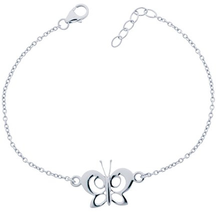 Orphelia damarmband 925 silver rodiumpläterad 18 cm –, 18 centimeters, Sterlingsilver