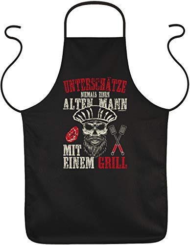 trag-das lustige Fun Grillschürze - Geschenk Grill Spaß Schürze Kochschürze Küche