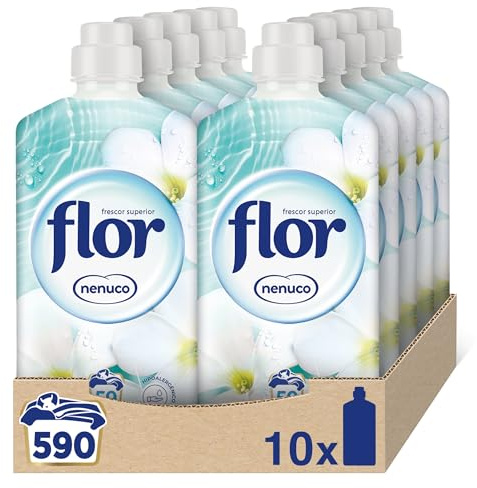 Flor Nenuco Adoucissant concentré 590 doses, 1 l (lot de 10)