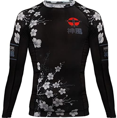 Hardcore Training Rash Guard Men's Chemise de Compression Homme MMA BJJ Fitness Arts Martiaux No Gi Grappling Boxe Workout