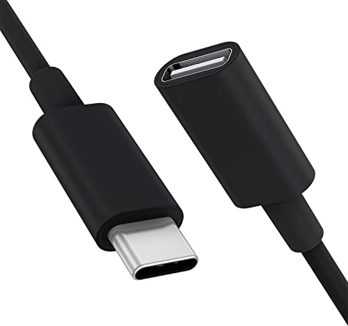 Stouchi USB C Verlängerungskabel für Magsafe Ladegerät Typ C Verlängerung für Stecker/Buchse 9V 3A für Mag safe 480Mbit/s Datenübertragung Kompatibel mit Magsafe Charger i Phone 16/15 (1M)-Schwarz