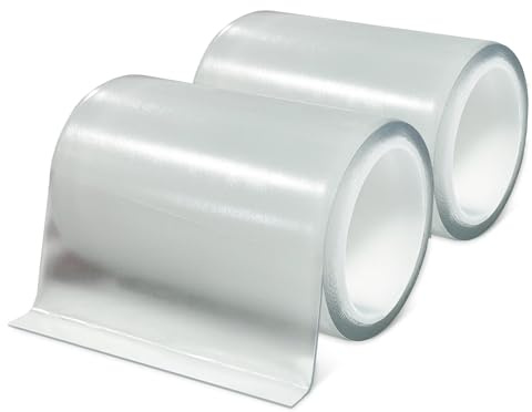 Birllaid Transparentes Wasserdichtes Reparaturband 2 Rollen 1.5m*10cm Pool Reparaturset für Zelt Markise Pop Up Leinwand Wohnmobil Planen Wasserleitungen Reparaturset