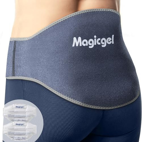 Magic Gel Ice Pack for Back - Reusable Cold Compress Hot and Ice Flexible Back Wrap for Hot or Cold Therapy - ICY Heat Pads Designed for Backs - Lower Body Cooling Packs