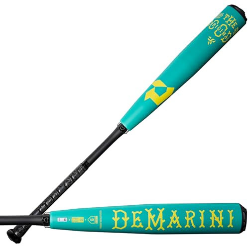 DeMarini 2025 The Goods™ (-3) BBCOR Baseballschläger – Blaugrün, 85,1 cm/864,7 g