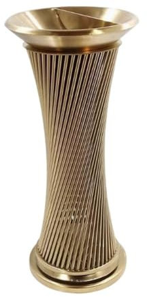 RUNZE765Z Standaschenbecher Vertikaler Aschenbecher aus Edelstahl, Einkaufszentrum, Hotel, KTV-Korridor, Aufzugseingang, Hotellobby Aschenbecher Outdoor/Aschenbecher(Gold)