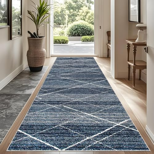 Tapis de cuisine long antidérapant devant l'évier 50 x 180 cm Tapis Entree Interieur Long Tapis de Passage pour Cuisine Couloir Passage pour Chambre à Coucher couloirs Salon Cuisine Tapis Couloir