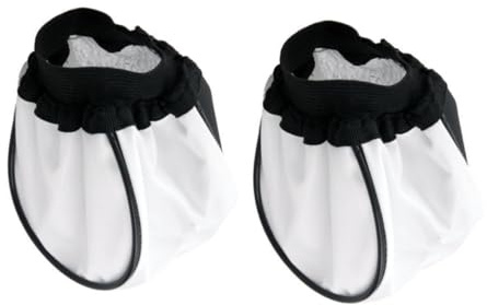 Kleiner Stofflampenschirm für Kamerablitz, Rund, Weiß, 2 Stück | Blitzlampenzubehör, Leicht zu Verstauen und Tragen, Sanfte Lichtstreuung, Chic