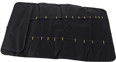 LAPYAPPE Étui à Roulettes De Chef à 22 Emplacements En Tissu Oxford Bleu, Portable Et Léger, Rangement Sécurisé Pour Couteaux Professionnels, Cuisine, Restaurant Et Transport