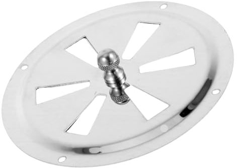 SEWACC Cubierta de Ventilación Inoxidable con Rejillas Regulables para Control de Aire para y Remolques Resistente la y Instalación