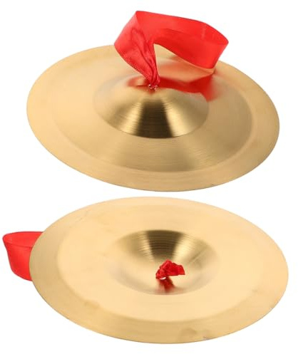 Kisangel Platillos De Aleación para Mano De Platillos De Dedo Pequeños para Banda Instrumento De Percusión para Adultos y Fiesta De Baile Reemplazo De Dedo