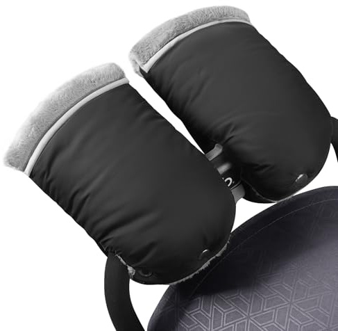 Torven Manoplas Carro Bebé, Guantes Bebé Invierno Impermeables Y Antiviento, Tamaño Universal Con Aislamiento Térmico Reforzado, Ideal Para Padres De Recién Nacidos Cuidadores