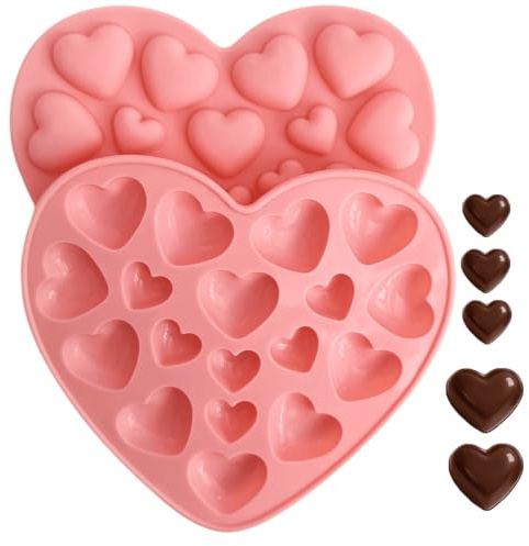 Silicone Moulds 2 Pack, 36-Cavity Non-Stick Chocolate Mould