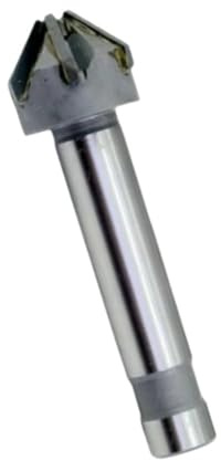 Punta per smussare il metallo 1 pezz0 di fresa smussatrice in lega YG8, fresa a gambo dritto industriale con svasatori in carburo(16mm*12mm*90 * 4)