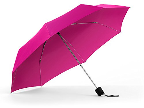 ShedRain Umbrellas Rain Essentials Manual Compact, Hot Pink, One Size
