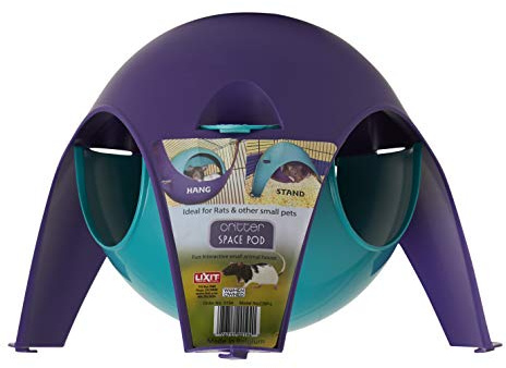 Lixit Igloos and Hideaways for Guinea Pigs, Rats, Mice, Hamsters, Gerbils and Other Small Animals (Assorted, Large Space Pod)