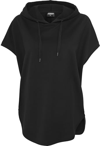 Urban Classics Damen Ladies Sleeveless Terry Hoody, Schwarz, L, TB931-00007-0042