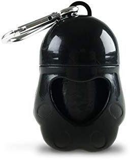 Capitan Casa Porte-Sacs modèle Pou avec Mousqueton Portasacchetti Noir