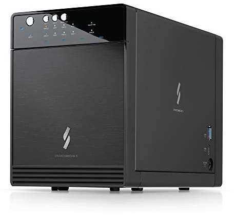 Mediasonic Raid 4 Bay Hard Drive Enclosure - USB 3.1 Gen 2 10Gbps USB Type C Raid 0/1 (HFR7-SU31CH)