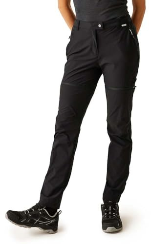 Regatta Pantalon de randonnée pour Femme, Convertible 2 en 1, à Fermeture éclair et déperlant