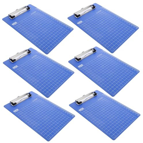 STOBOK Lot de 6 Porte-blocs en Plastique de Taille A5 avec Logo Personnalisable pour L'école Et Le Travail