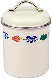 Azucarero Contenedor Azucarero de metal Café sellado Azucarero Café Té Tanque de almacenamiento de dulces Azucarero con fondo sin costuras El azucarero retro es una buena opción for regalos diarios Ta