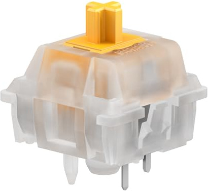 GLORIOUS Panda Switches Mécaniques Tactiles (36 Pièces Lubed Silent) | Force Activation 49g, Ressenti Légendaire Remontée Arrondie Nette, Amortissement Sonore Interne Silencieux, 3 Broches MX