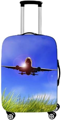 KofferschutzhüLle Elastische Koffer-Abdeckungen Reisekoffer SchutzhüLle GepäCk Cover Waschbar Kofferschutz Kratzschutz Elastisch Reise KofferhüLle Luggage Cover Mit 19-32 Zoll (Farbe 6,L(26-28inch))