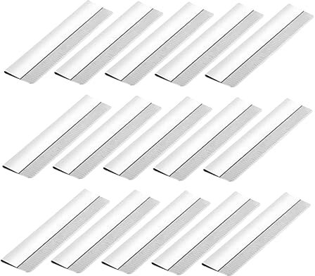 MERRYHAPY 100stücke Augenbrauenrasiererklingen Augenbrauentrimmklingen Augenbrauenschabeklingen Haartrimmklingen Augenbrauenpflegewerkzeugklingen