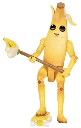 Fortnite Legendary Peely - 6-inch Articulated Figure with Harvesting Tool, Back Bling, and Code for Bonus Virtual Item