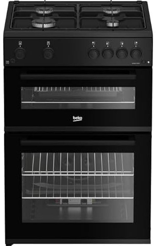 Beko 60cm Gas Cooker - Black - A/A+ Rated