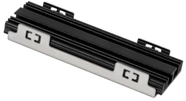 YANBORONSN Disipador de calor M.2 2280, NVME SSD con almohadilla de silicona termoconductora