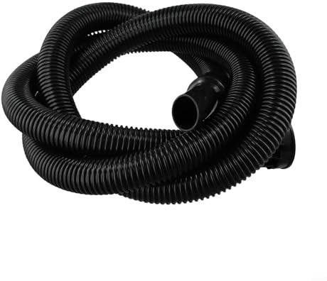 Tubo flessibile per Hoover da 2,5 m, girevole e anti-inceppamento, colore: nero, per aspirapolvere a cilindro con sacco HVR160-11