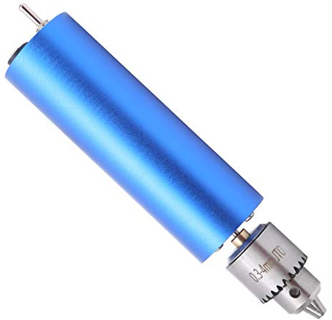 Trapano Portatile 0,3 mm, Micro Elettrico con Velocità Regolabile 3-12 V, Mini Trapano per Foratura Precisione, Utensile Rotante per Lavori di Dettaglio e Modellismo